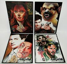 GRIMM SEASON 2 5X7 PROMO CARD MATCHING NUMBERED SET OF 4 ONLY 50 MADE #21 OF 50 picture