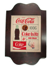 Coca-Cola Handmade Cross Stitch Vintage Custom Coke Logo Collage picture