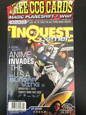 INQUEST GAMER #70 GUNDAM WING cvr FREE MTG SILVER DRAKE & WWF CARDS 2/01 picture