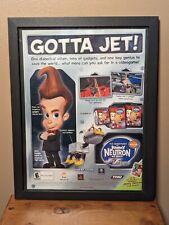 Vintage Jimmy Neutron Jet Fusion Video Game Promo Ad Print Poster Art 6.5/10in picture
