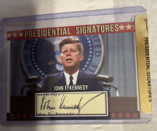John F Kennedy JFK Presidential Signatures Card Signed Autograph 1/1000 picture