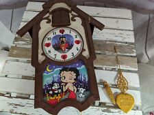 Collectible Rare Danbury Mint Betty Boop Cuckoo Clock 2008 AS IS Working picture