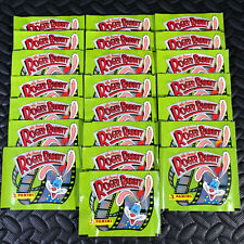 LOT OF 22 1988 PANINI WHO FRAMED ROGER RABBIT SEALED PACKS/PACKETS WALT DISNEY picture