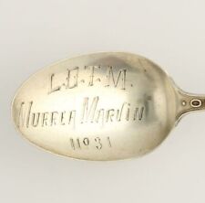 Ladies of the Maccabees Spoon - Sterling Silver Colorado LOTM Member Collectors picture