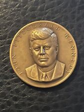 JFK JOHN F.  KENNEDY   HIGH RELIEF BRONZE MEDAL 31MM ++++Free Coins Included picture