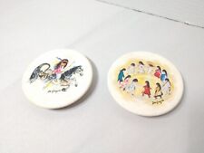 Ted Degrazia Art Sandstone Coasters Set of Two picture