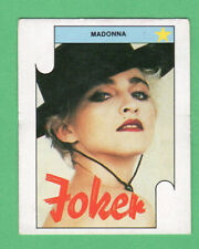 Madonna  Joker 1988 Monty Gum Stars Play  card ..Rare set. picture