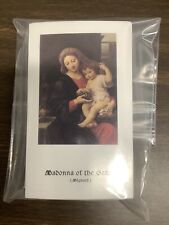 JB8005P Madonna Of The Grapes Paper Holy Card Pack of 100 Pieces picture