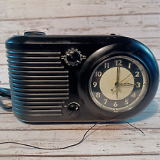 Westclox Big Ben Clock Radio Art Deco Style-Model 80192 picture