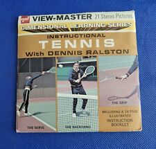 Gaf B954 Instructional Tennis Dennis Ralston Sports view-master 3 Reels Packet picture