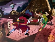 Disney PETER PAN VS CAPTAIN HOOK Sericel Animation Art Serigraph Cel picture