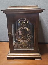 Hermle Movement In Wooden Case Clock picture