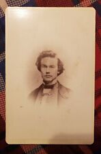 1860s CIVIL WAR SOLDIER. RARE CABINET CARD. COURAGIOUS HERO. picture