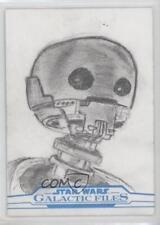 2018 Star Wars Galactic Files Reborn Sketch Cards 1/1 Robert Stewart IV 17iz picture