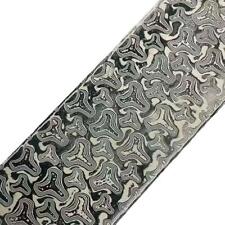 16x3x0.3cm Diy Damascus Steel Billet Bar Sandwich Blanks Knife Making Raw Materi picture