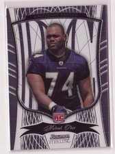 2009 Bowman Sterling Michael Oher #43 175/799 RC Ravens picture
