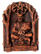 Cernunnos Plaque - Wiccan Celtic Horned God Prosperity Statue - Dryad Design picture
