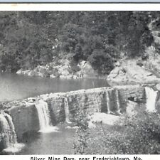 c1900s Fredericktown, MO Silver Mine Dam Auburn, Ind. Post Card Mfg Photo A186 picture