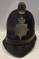 Birkenhead Borough Police Bobby Helmet Police Hat 1950’s England UK Vintage picture