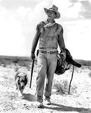 1953 Film 'Hondo' JOHN WAYNE with Sam 8x10 Photo Movie Print Glossy Poster picture