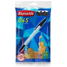 Reynolds 045 Ball Pens Fine Point (0.7mm) Black, Green. Blue And Red  picture