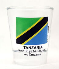 TANZANIA FLAG SHOT GLASS SHOTGLASS picture