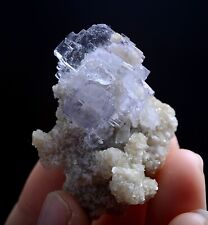 25g Natural Purple Fluorite Crystal Dolomite Stone Mineral Specimen/YaoGangXian picture