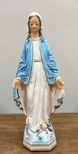 Vintage Chalk-ware Virgin Mary Religious Figure Catholic Church 13 Inches picture