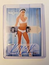 2005 Bench Warmer Snowboard Kendra Wilkinson Playboy Bunny Auto Autograph #13 picture