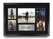 Johnny Depp Pirates of the Caribbean Gifts Signed Photo Print for Movie Fans picture