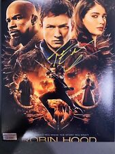  Autographed Taron Egerton 8X10 signed ROBIN HOOD photo with COA picture