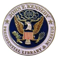 John F. Kennedy Presidential Library & Museum Travel Souvenir Pin picture