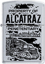 Zippo Property Of Alcatraz Penetentiary San Fransisco Lighter RARE HARD TO FIND picture