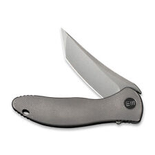 WE KNIFE Mini Synergy Frame Lock 2012A Knife Tanto 20CV Stainless Gray Titanium picture