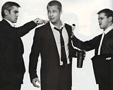 Brad Pitt & George Clooney & Matt Damon 8 x 10 Photograph Print Photo Ocean's 11 picture