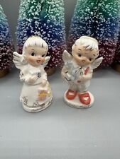RARE VINTAGE ARTMARK SEPT SEPTEMBER ANGELS OF THE MONTH SALT AND PEPPER SHAKERS picture