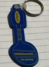 Rockport Shoes DMX Keychain Key Ring Blue With Yellow Writing Collectible New picture