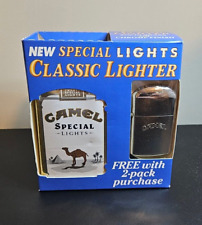 R.J. Reynolds Camel Special Light Silver Classic Lighter Promo Box Advertisement picture