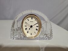 Staiger Germany & Cristal D' Arques France Fine 24% Lead Crystal Clock picture