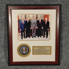 5 Presidents Framed Matted Photo Nixon, Bush, Reagan, Ford, Carter picture