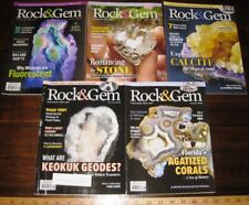 5 ROCK & GEM MAGAZINES 2022 The Earth's Treasures Minerals & Jewelry Mine Mining picture