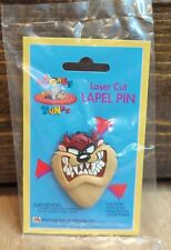  1996 Looney Tunes Laser Cut Lapel Pin Taz Tasmanian Devil Warner Bros  picture