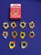 Disney Parks Holiday 2023 Christmas Wreaths Mystery Pin COMPLETE SET 10 Pins NEW picture