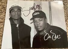 Snoop Dogg and Dr Dre Autographed Photo, 8x10 with COA picture