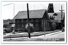 c1940's Elks Building Street Scene Grass Valley Missouri MO RPPC Photo Postcard picture