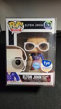Funko Pop Rocks Elton John FYE Exclusive Glitter 63 Red White And Blue Vaulted picture