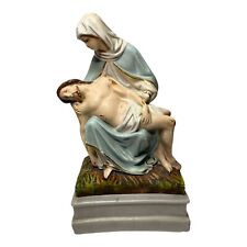 VTG Virgin Mary Jesus Pieta Chalkware Plaster Religious Statue MTA Co 64L 12.25