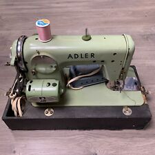 Rare Vintage Adler 152 West Germany Home Portable Machine W/ Case WORKING picture