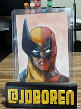 Wolverine/Deadpool Artist Sketch Card 1/1  picture