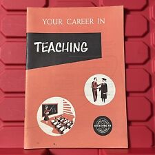 Your Career In Teaching National Association Of Manufacturers Booklet Vtg 1955 picture